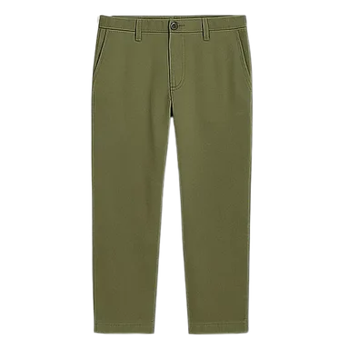 Olive chino pants